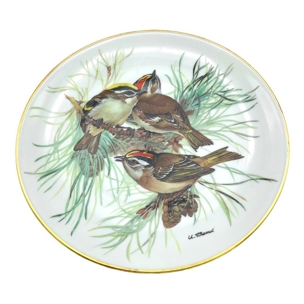 1986 Rare Vtg‎ European Songbirds Porcelain Plate